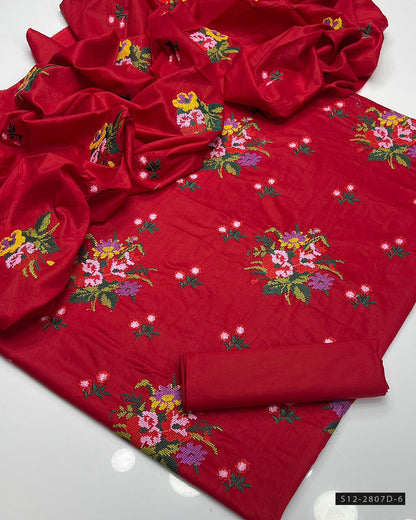 3 PC Unstitched Lawn Dress Collection