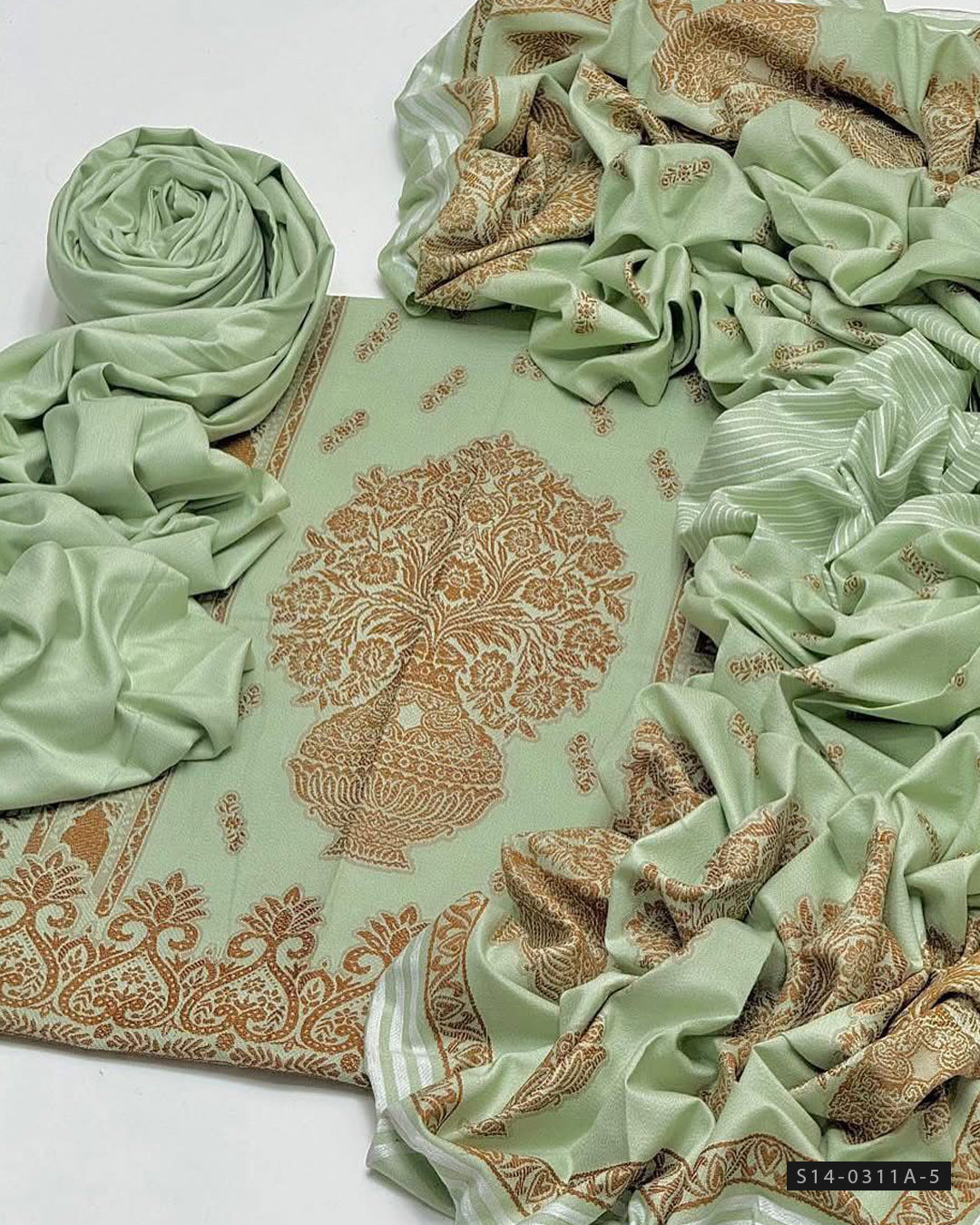 3 PC Unstitched Dhanak Dress Collection