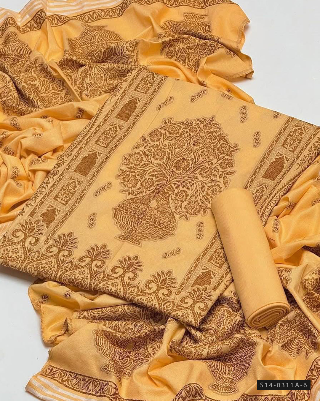 3 PC Unstitched Dhanak Dress Collection