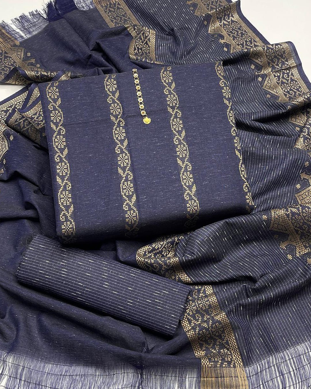 3 PC Unstitched Sussi Winter Dresses