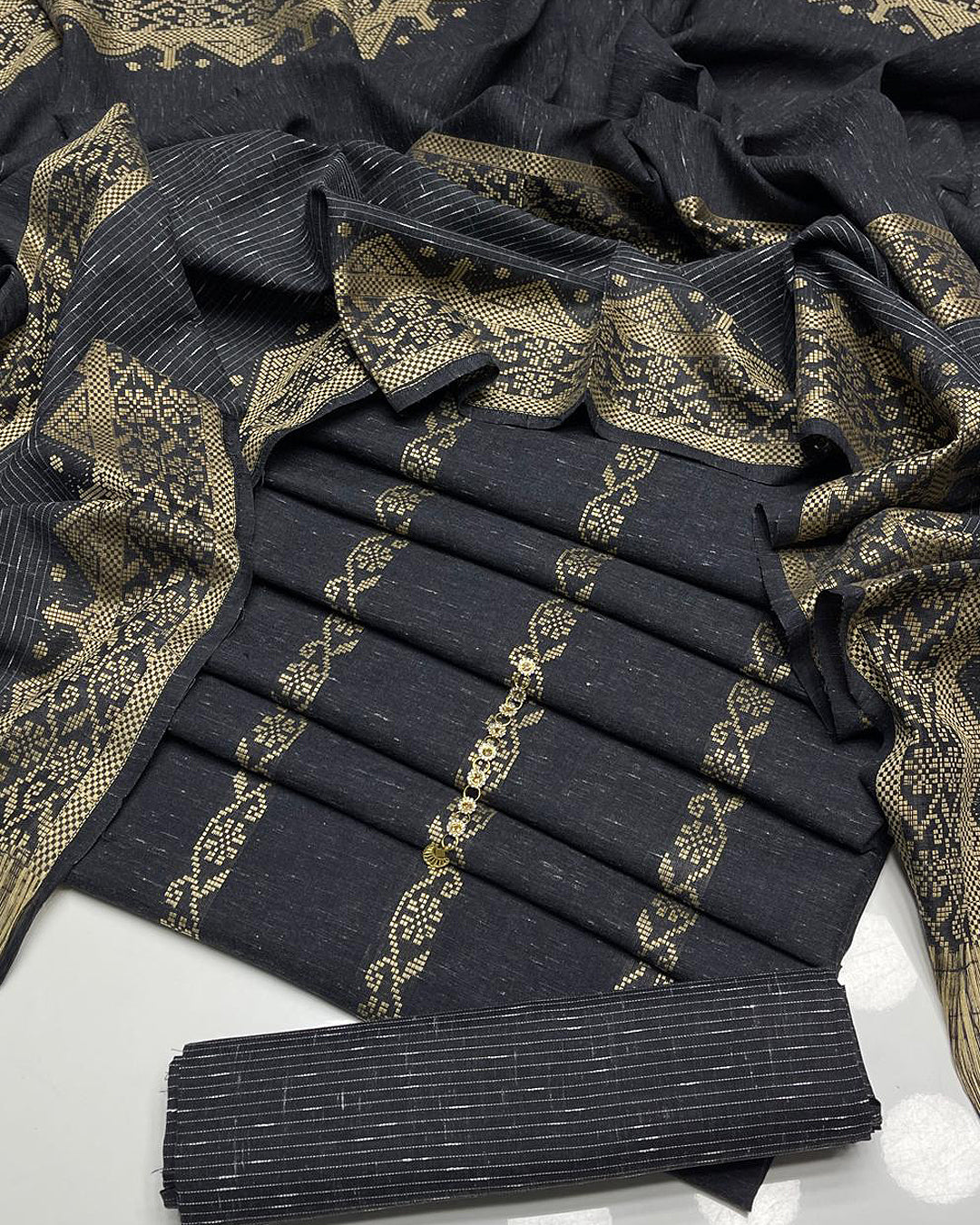 3 PC Unstitched Sussi Winter Dresses