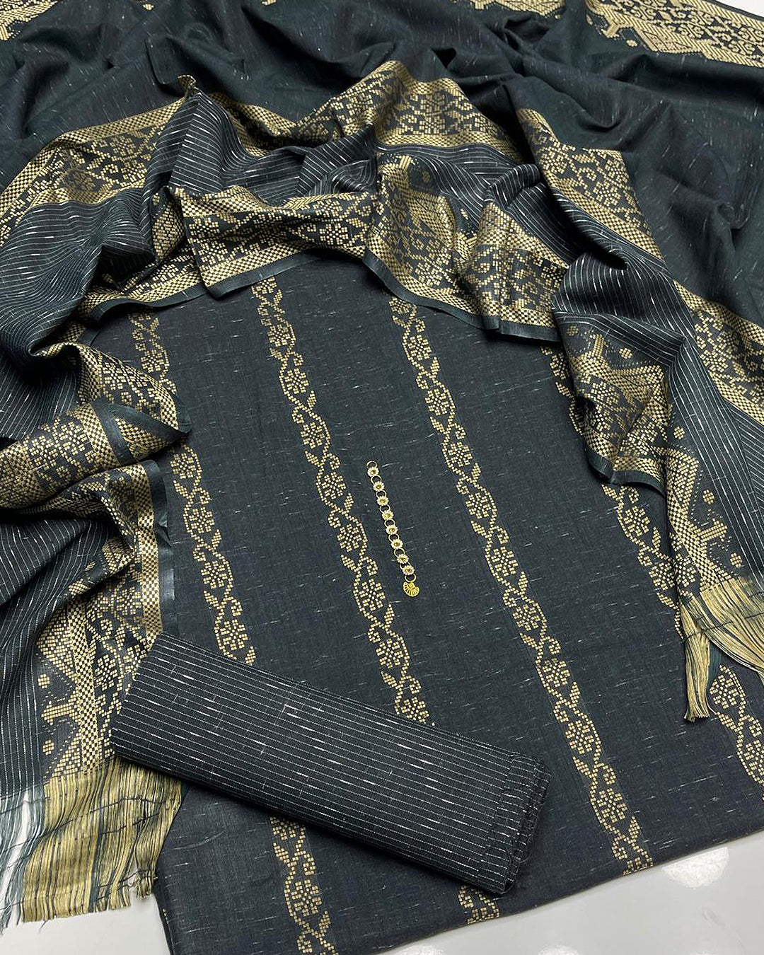 3 PC Unstitched Sussi Winter Dresses