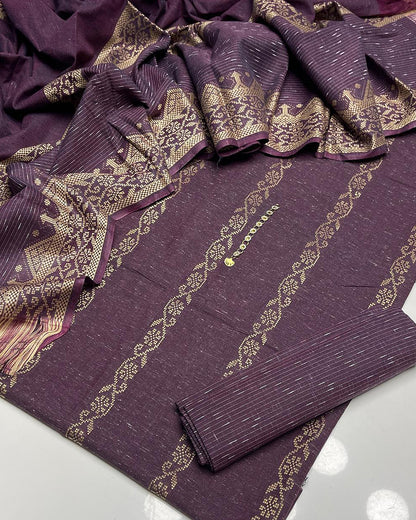 3 PC Unstitched Sussi Winter Dresses