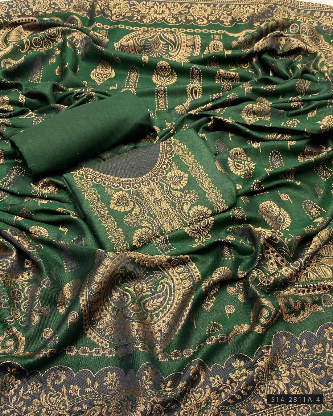 3 PC Unstitched Pashmina Wool Dress Collection