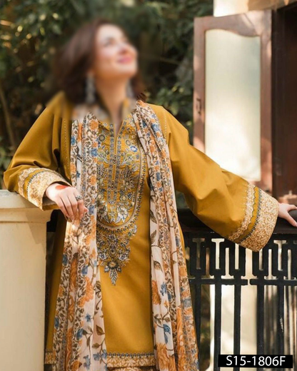 SAPPHIRE Inspired Lawn Embroidered 3PC Unstitched Suit