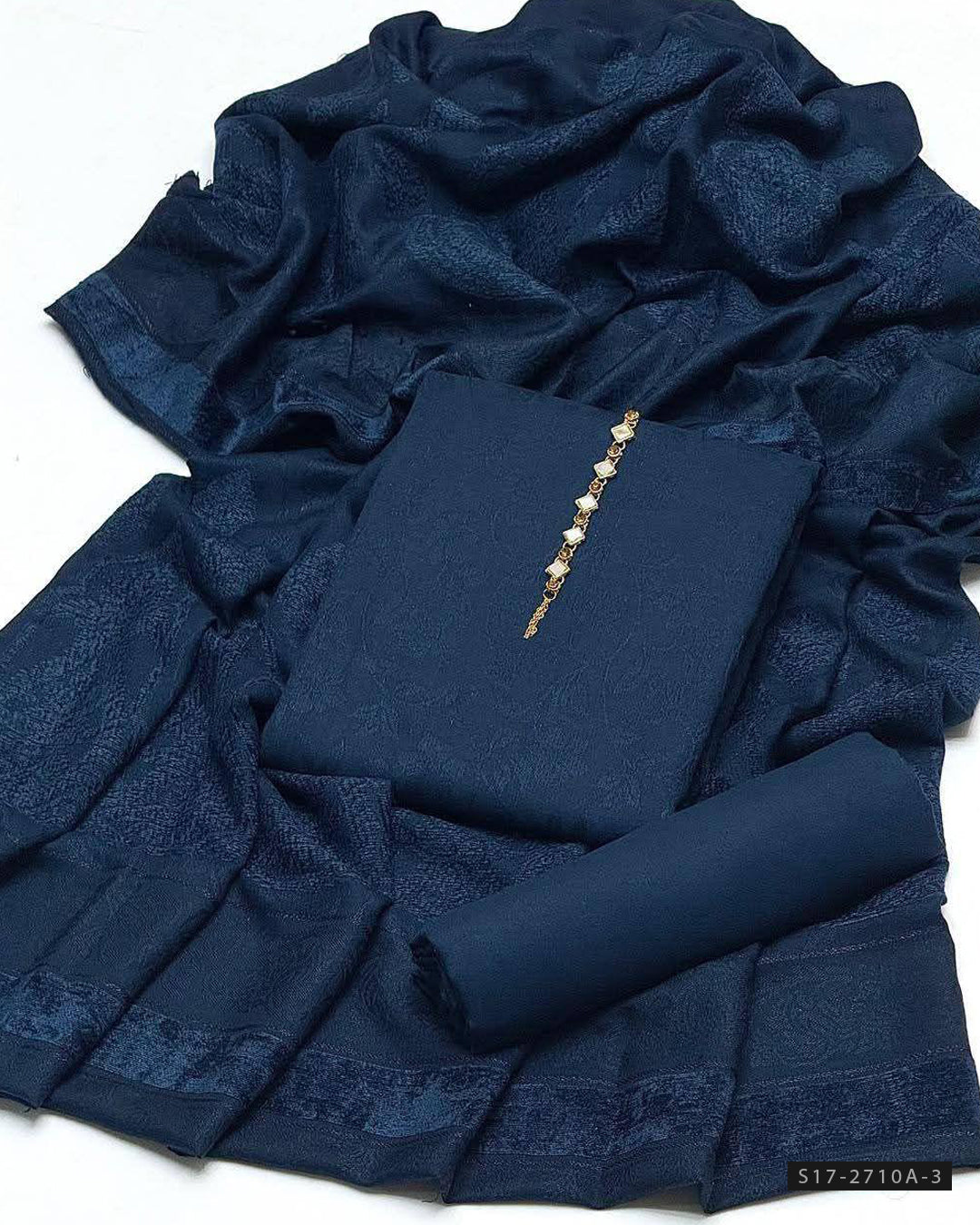 3 PC Unstitched Dhanak Marina Dress Collection