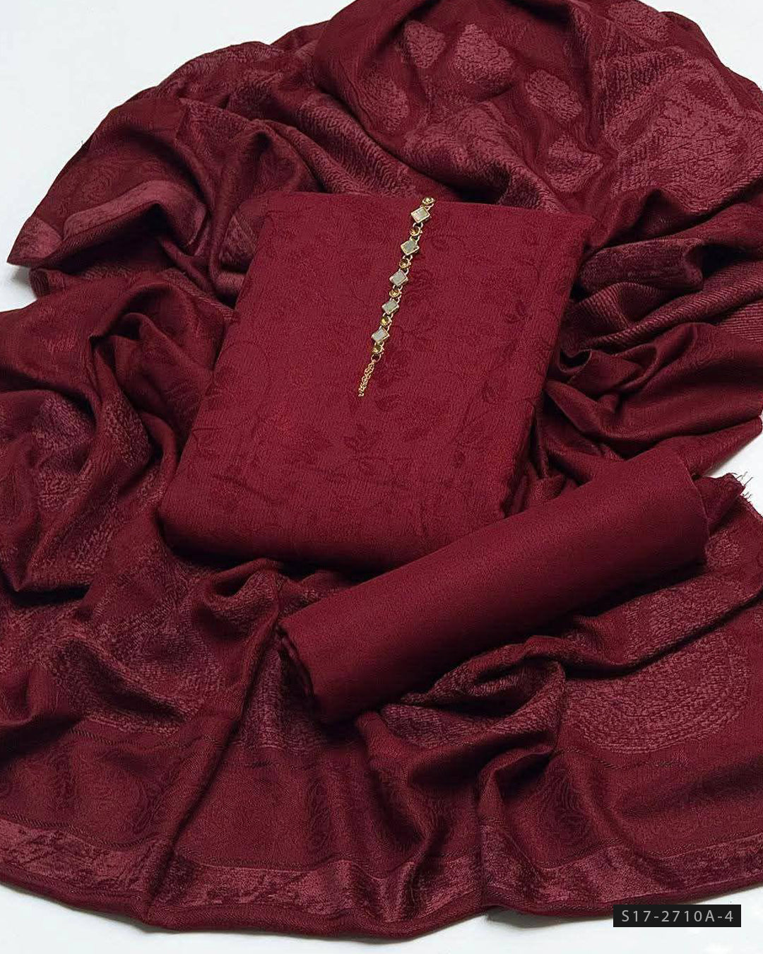 3 PC Unstitched Dhanak Marina Dress Collection