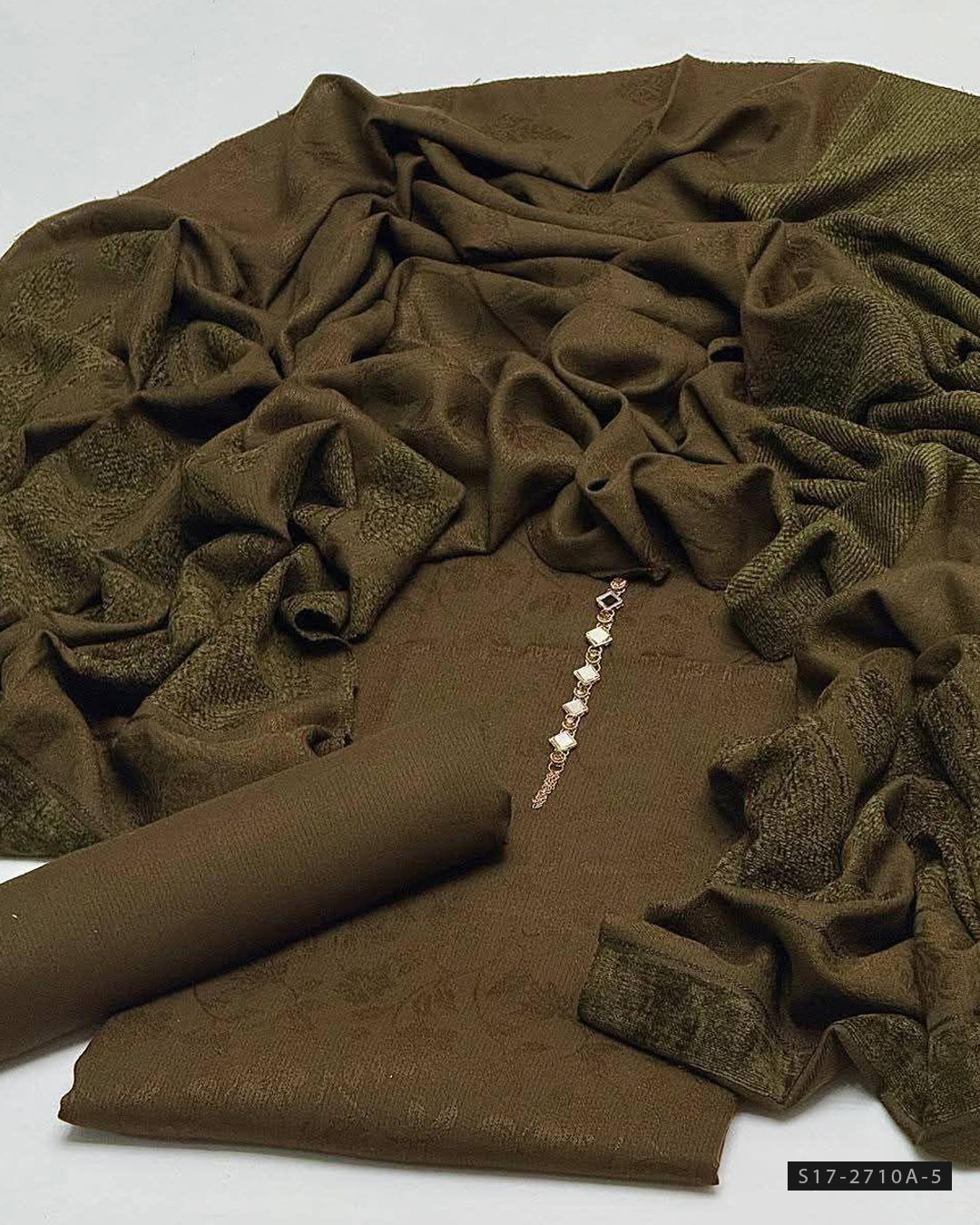 3 PC Unstitched Dhanak Marina Dress Collection