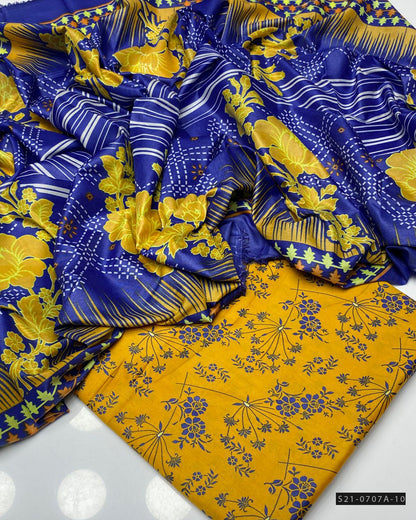 3 PC Lawn Printed Unstitched Collection
