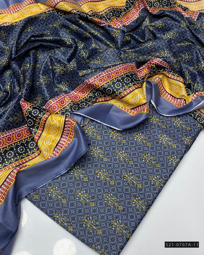 3 PC Lawn Printed Unstitched Collection