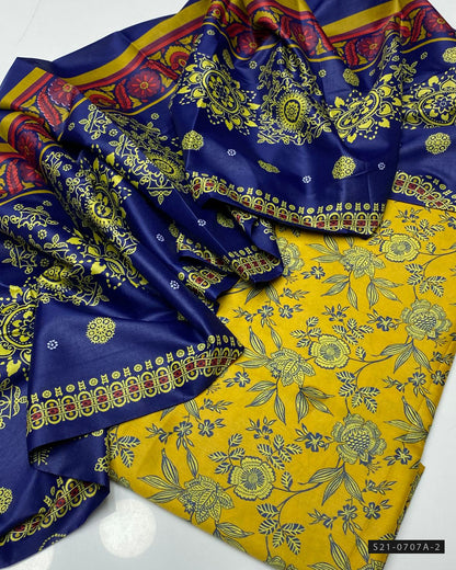 3 PC Lawn Printed Unstitched Collection