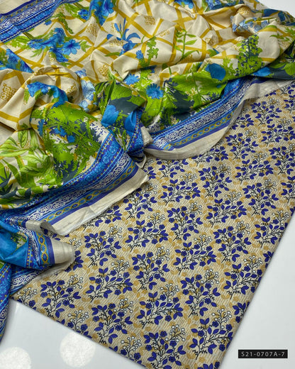3 PC Lawn Printed Unstitched Collection