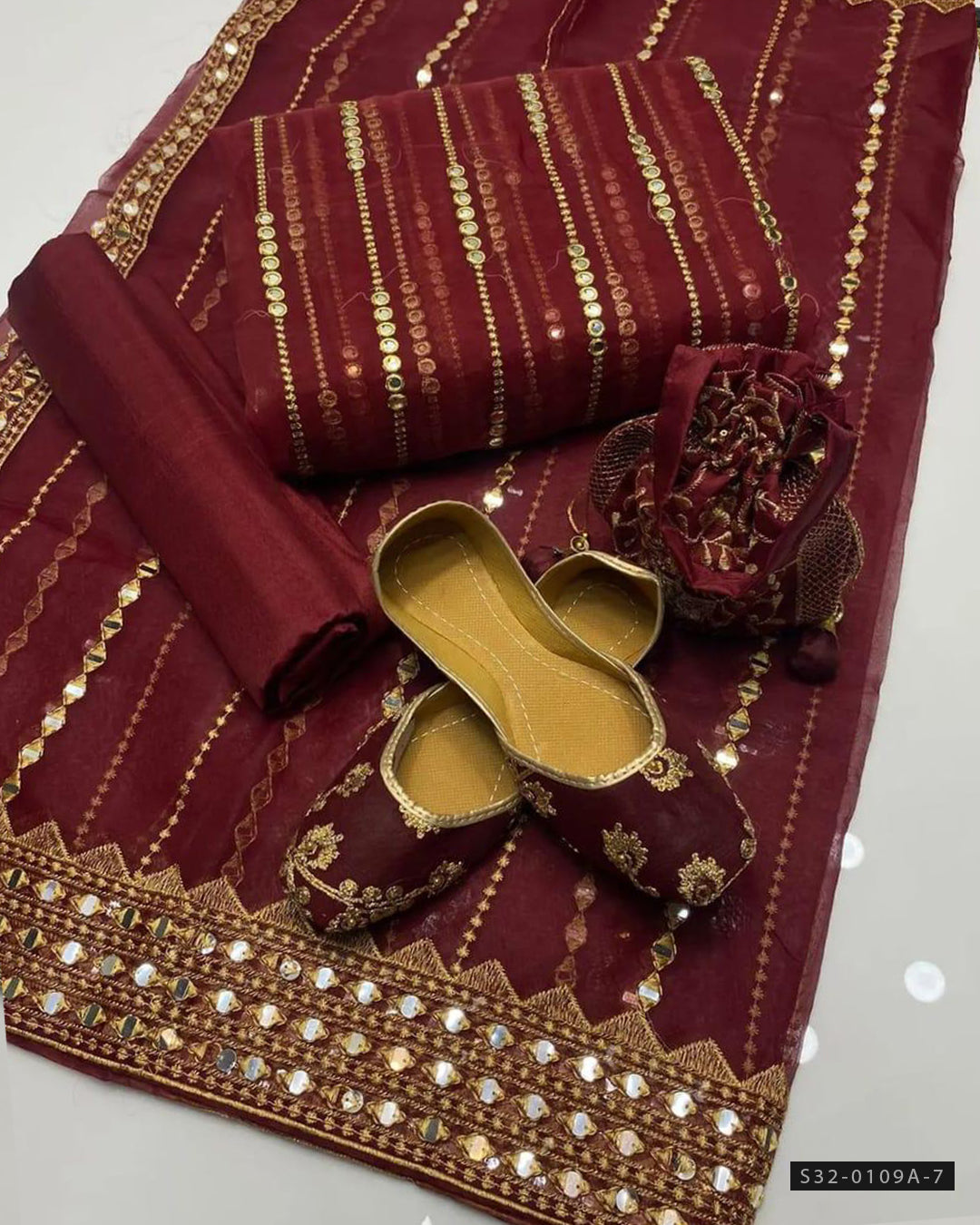 3 PC Unstitched Formal Wear Dress Collection
