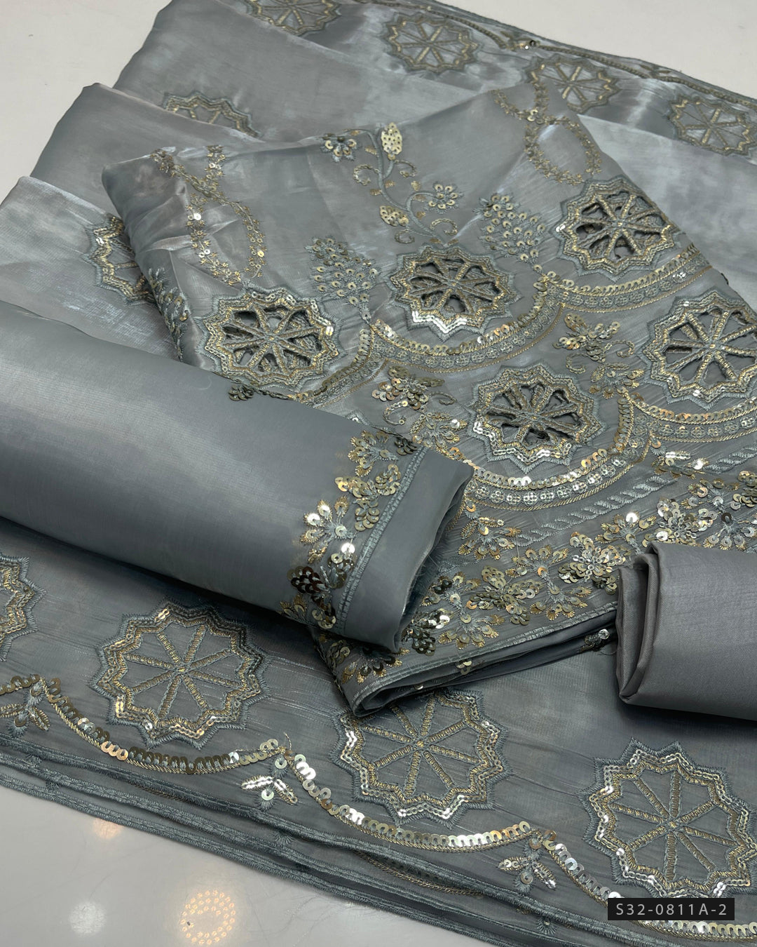 3 PC Unstitched Formal Wear Dress Collection