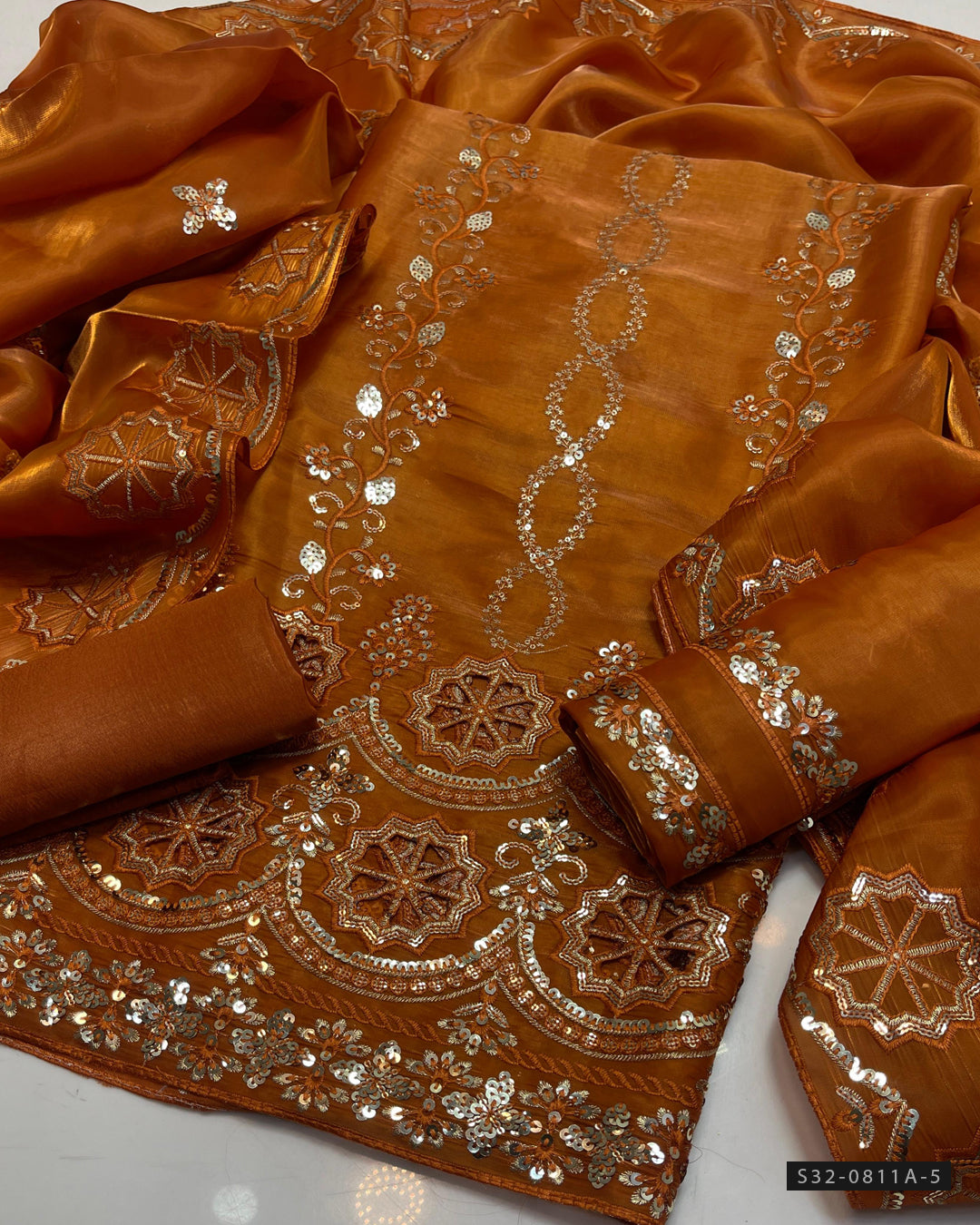 3 PC Unstitched Formal Wear Dress Collection