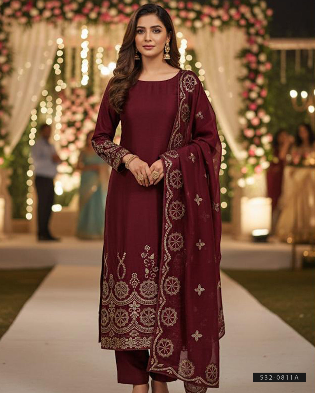 3 PC Unstitched Formal Wear Dress Collection