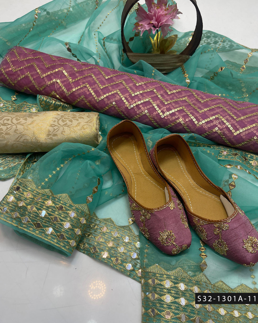 3 PC Unstitched Fancy Wear Dress Collection