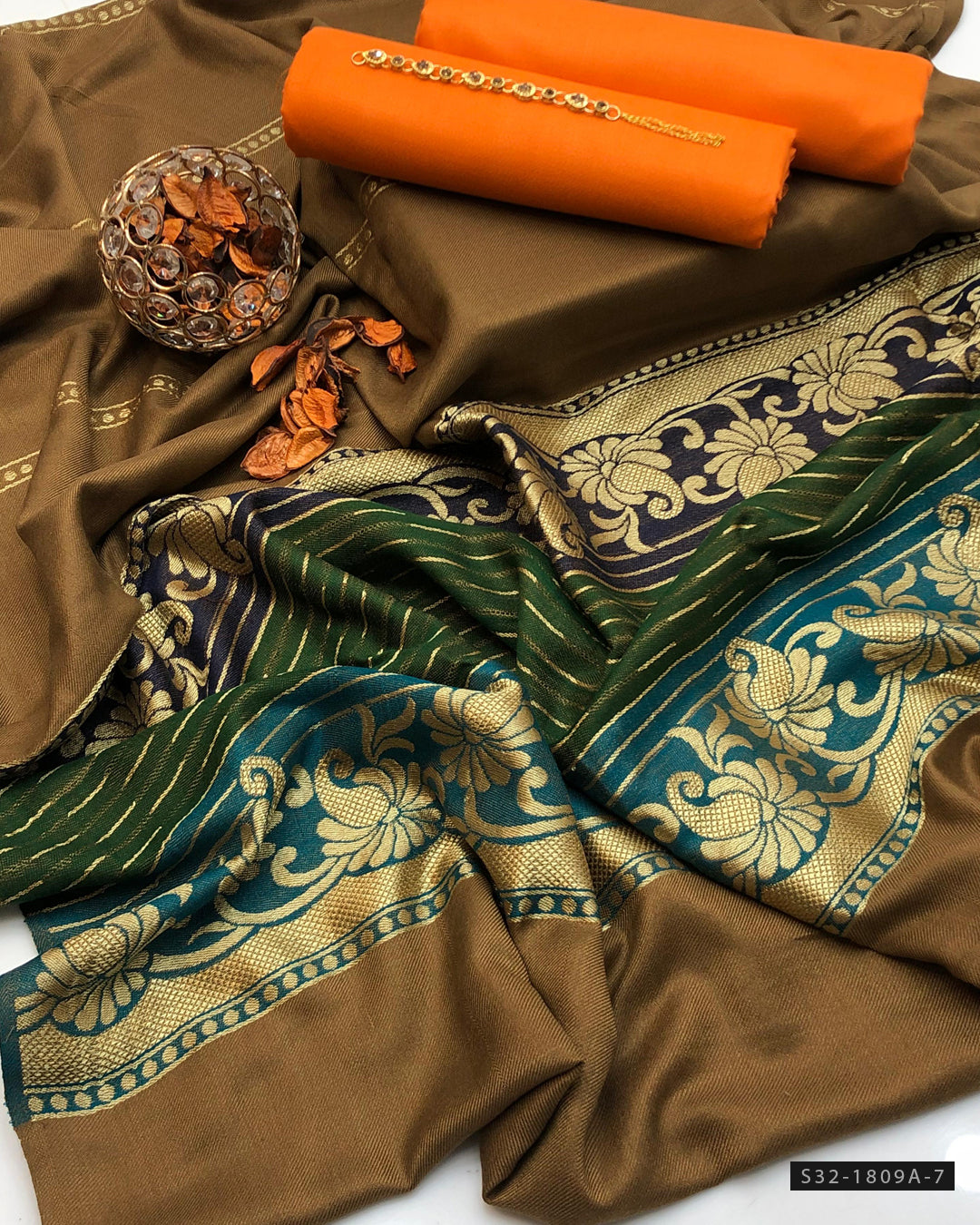 3 PC Unstitched Marina Dress Collection