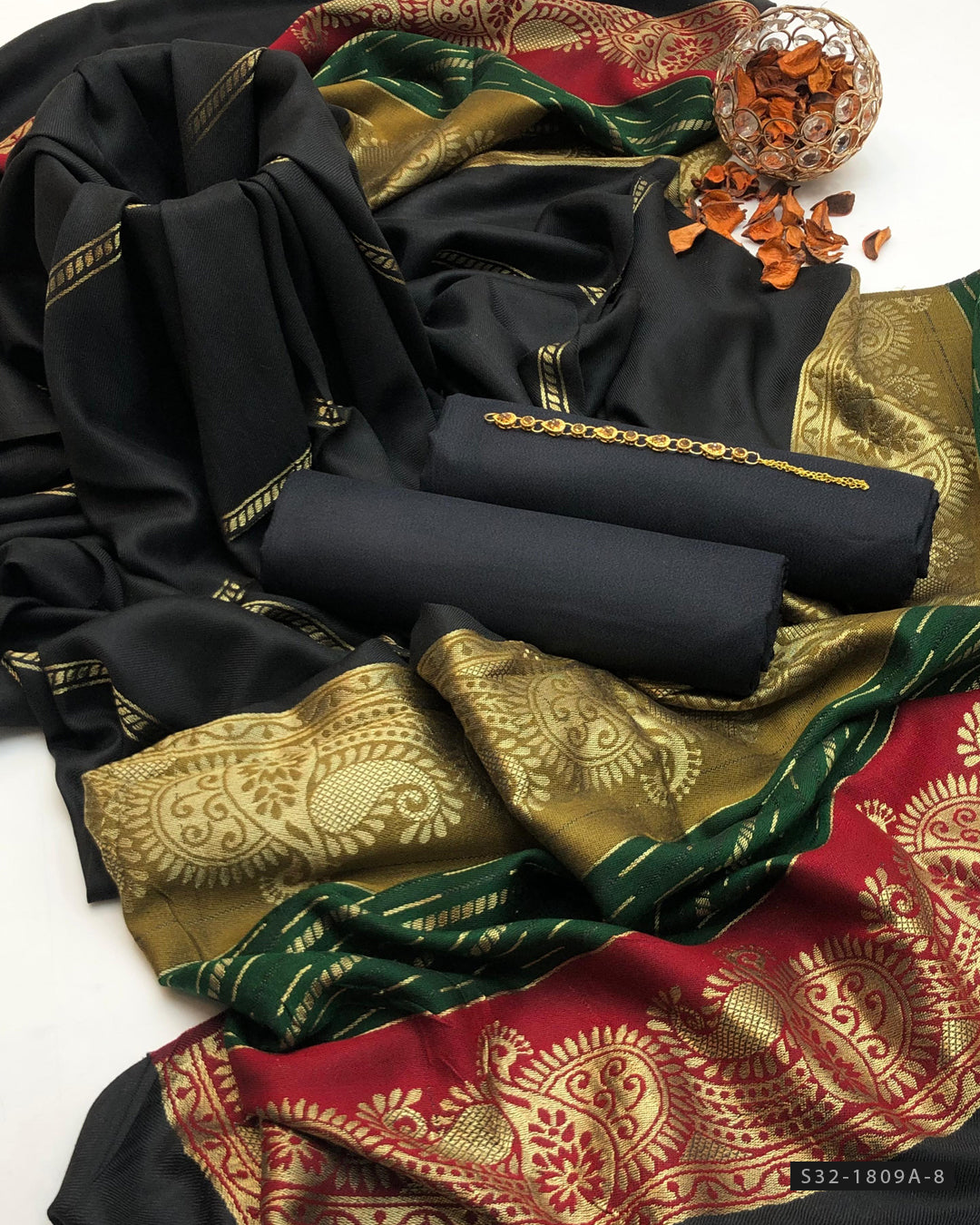 3 PC Unstitched Marina Dress Collection