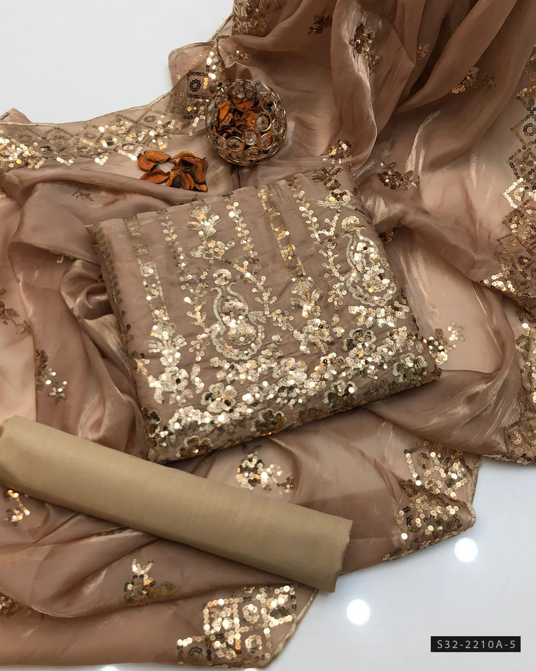 3 PC Unstitched Formal Wear Dress Collection