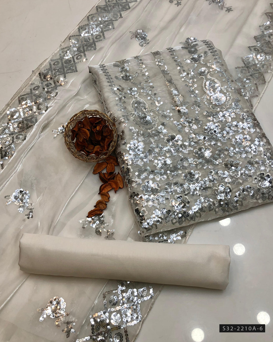 3 PC Unstitched Formal Wear Dress Collection