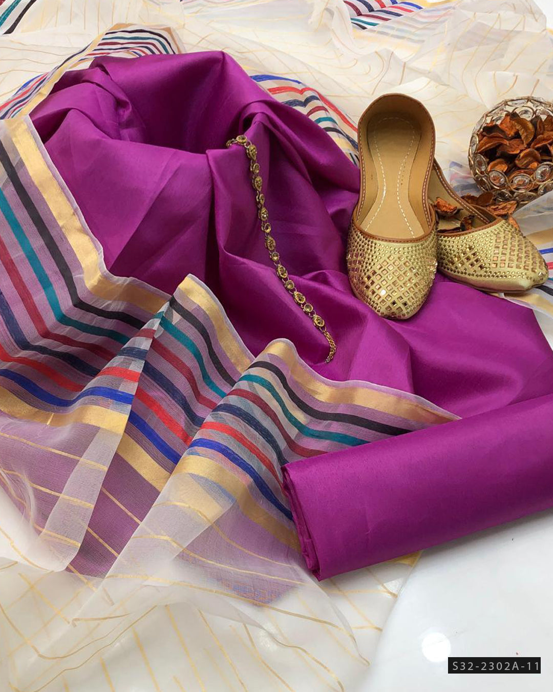 3 PC Unstitched Formal Wear Dress Collection