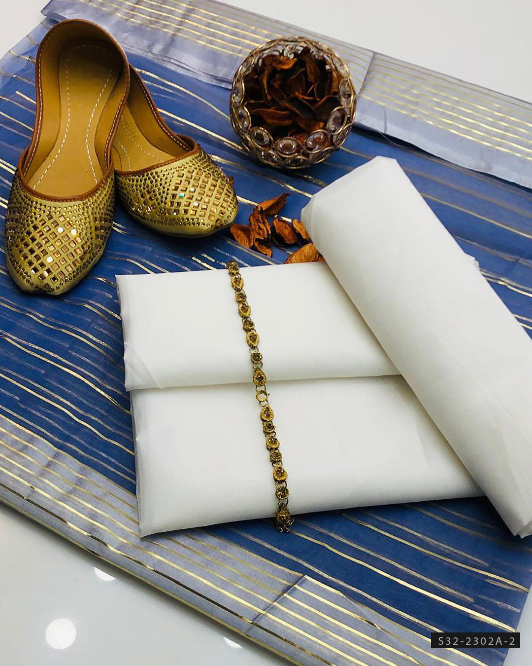 3 PC Unstitched Formal Wear Dress Collection
