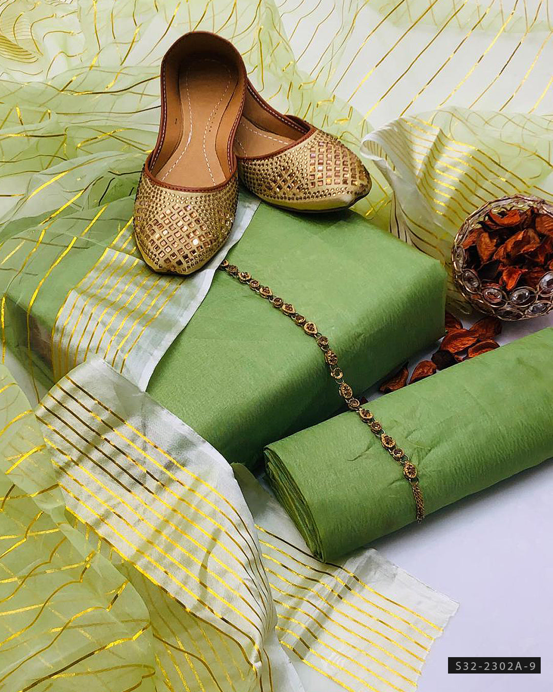 3 PC Unstitched Formal Wear Dress Collection