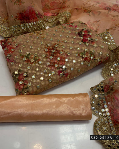 3 PC Unstitched Formal Wear Dress Collection