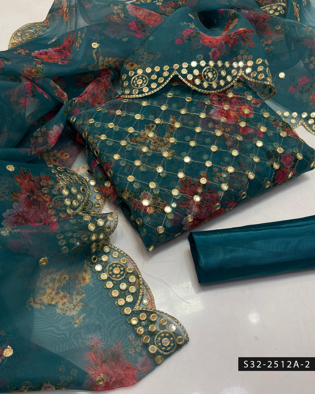 3 PC Unstitched Formal Wear Dress Collection