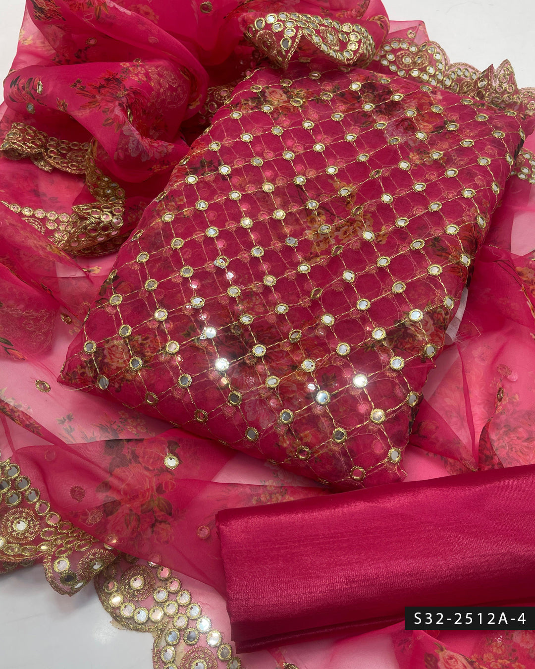 3 PC Unstitched Formal Wear Dress Collection