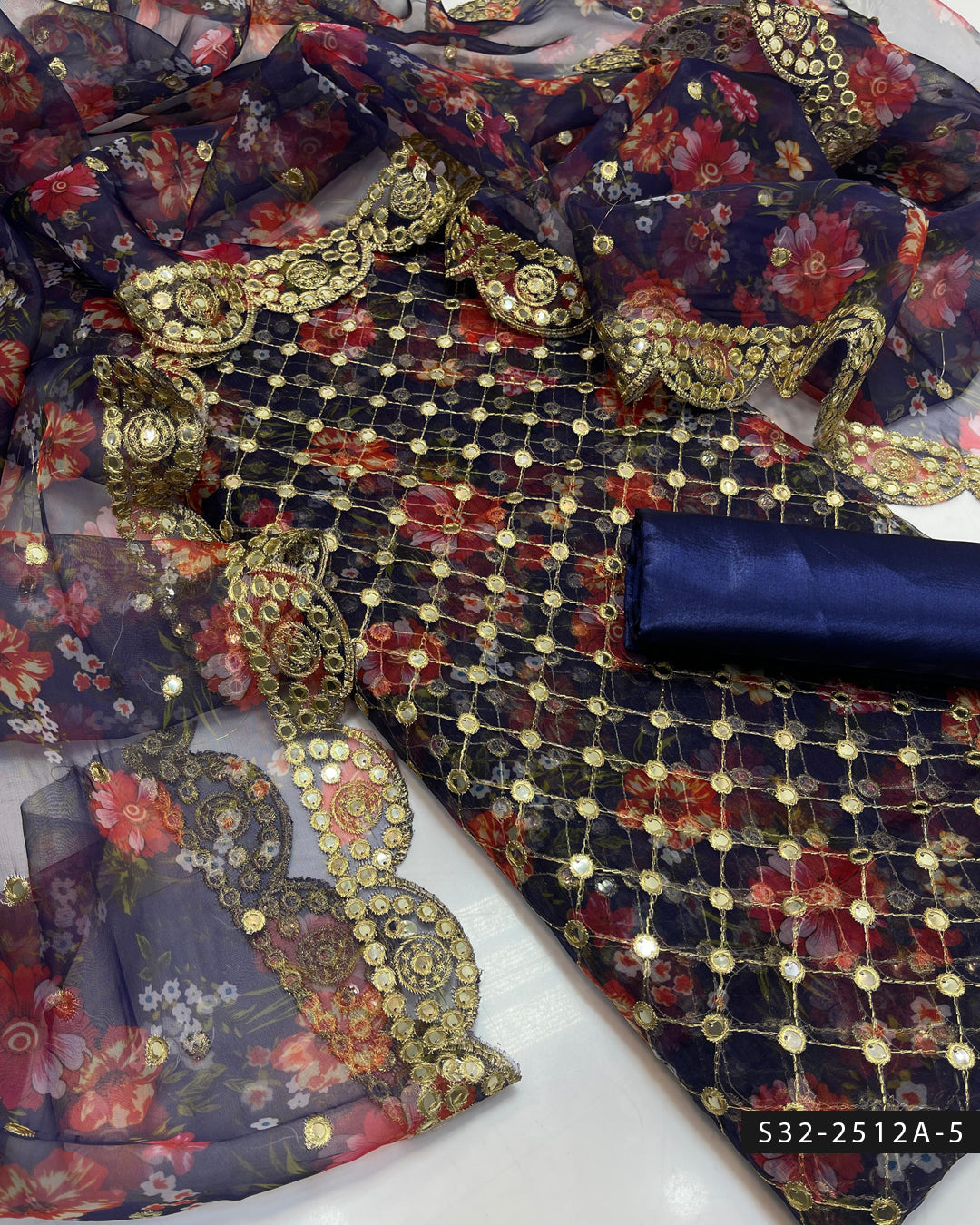 3 PC Unstitched Formal Wear Dress Collection