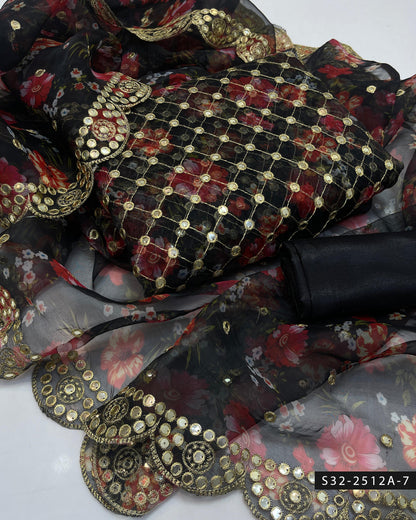 3 PC Unstitched Formal Wear Dress Collection