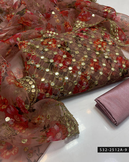 3 PC Unstitched Formal Wear Dress Collection