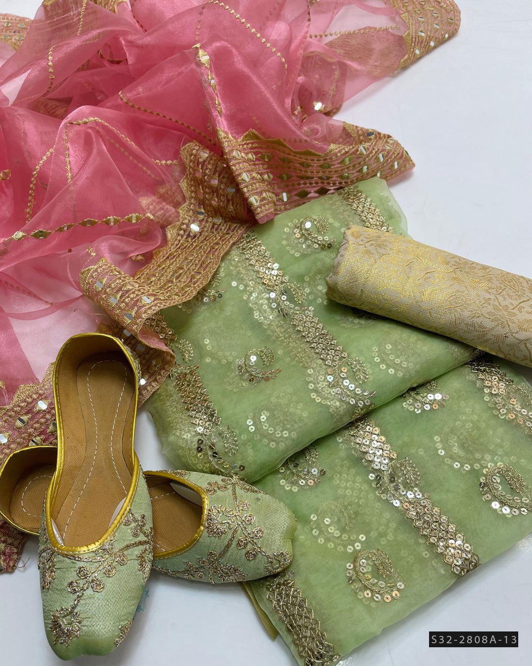 3 PC Unstitched Formal Wear Dress Collection