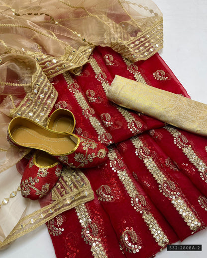 3 PC Unstitched Formal Wear Dress Collection