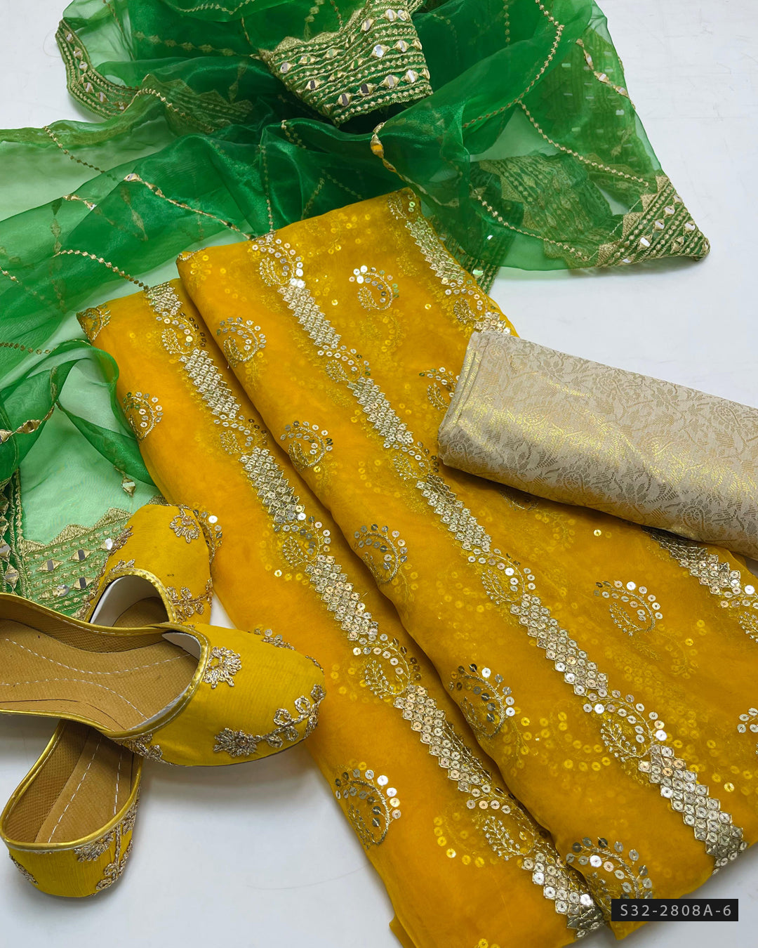 3 PC Unstitched Formal Wear Dress Collection