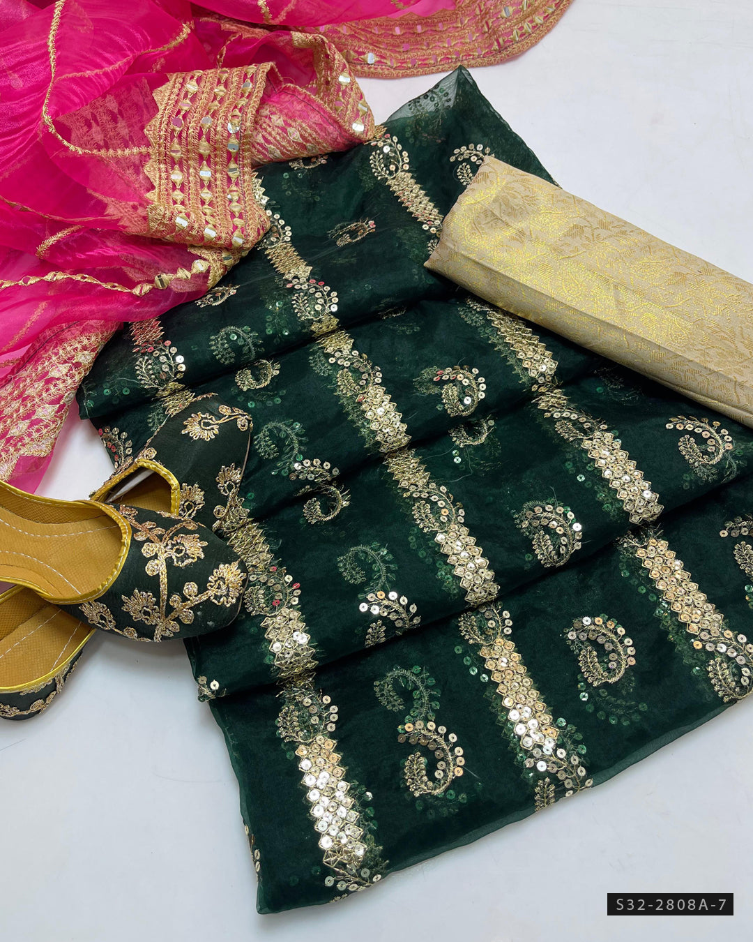 3 PC Unstitched Formal Wear Dress Collection