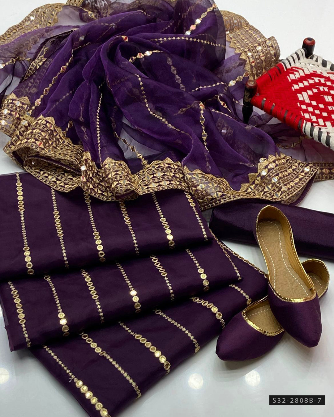 3 PC Unstitched Fancy Dress Collection