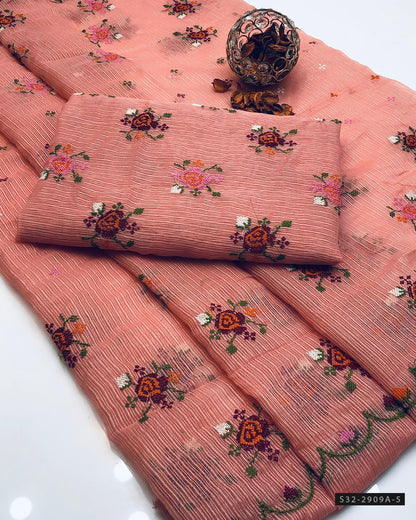 2 PC Unstitched Khaddi Net Dress