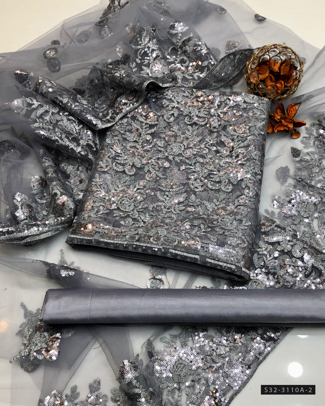 3 PC Unstitched Formal Wear Dress Collection