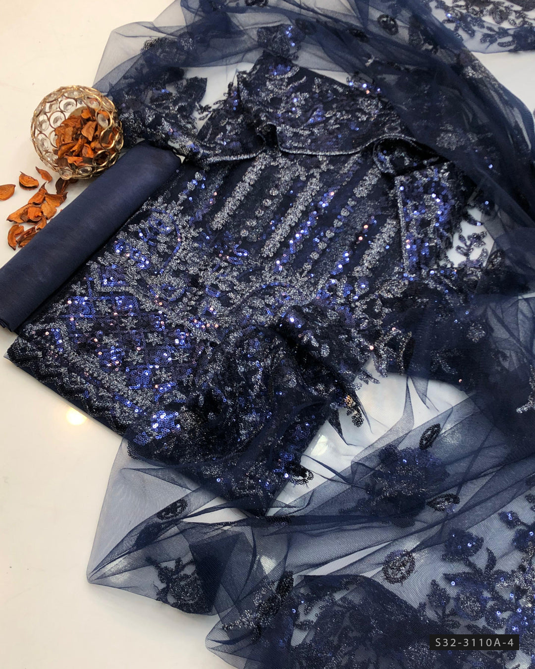 3 PC Unstitched Formal Wear Dress Collection