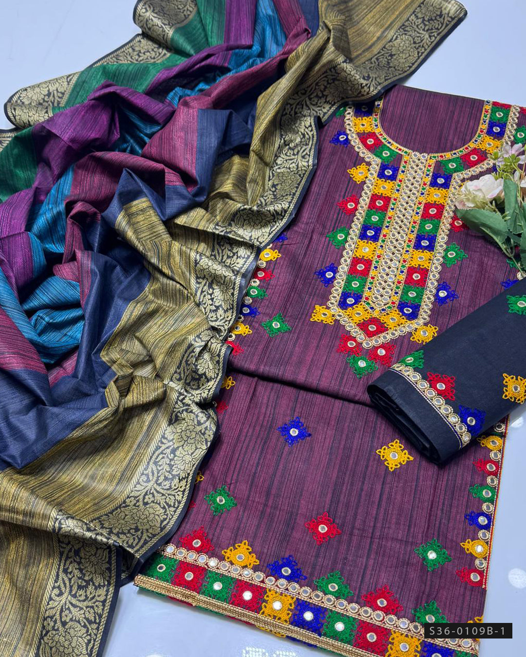 3 PC Unstitched Khaddar Dress Collection