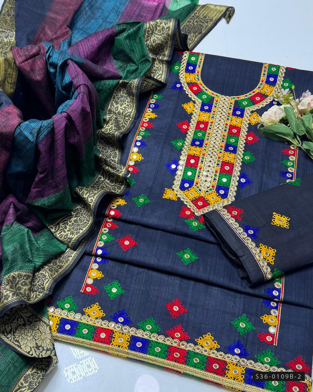 3 PC Unstitched Khaddar Dress Collection