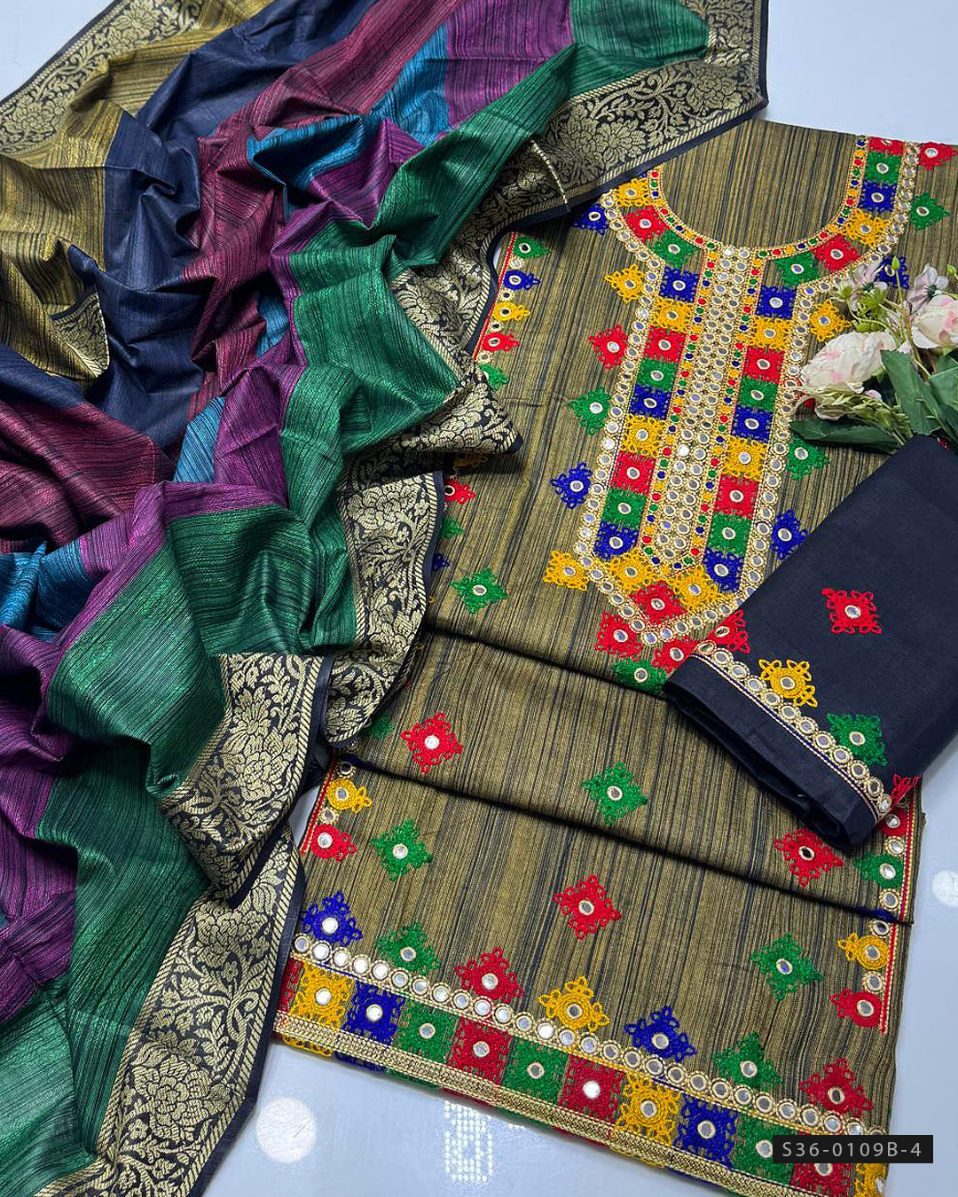 3 PC Unstitched Khaddar Dress Collection