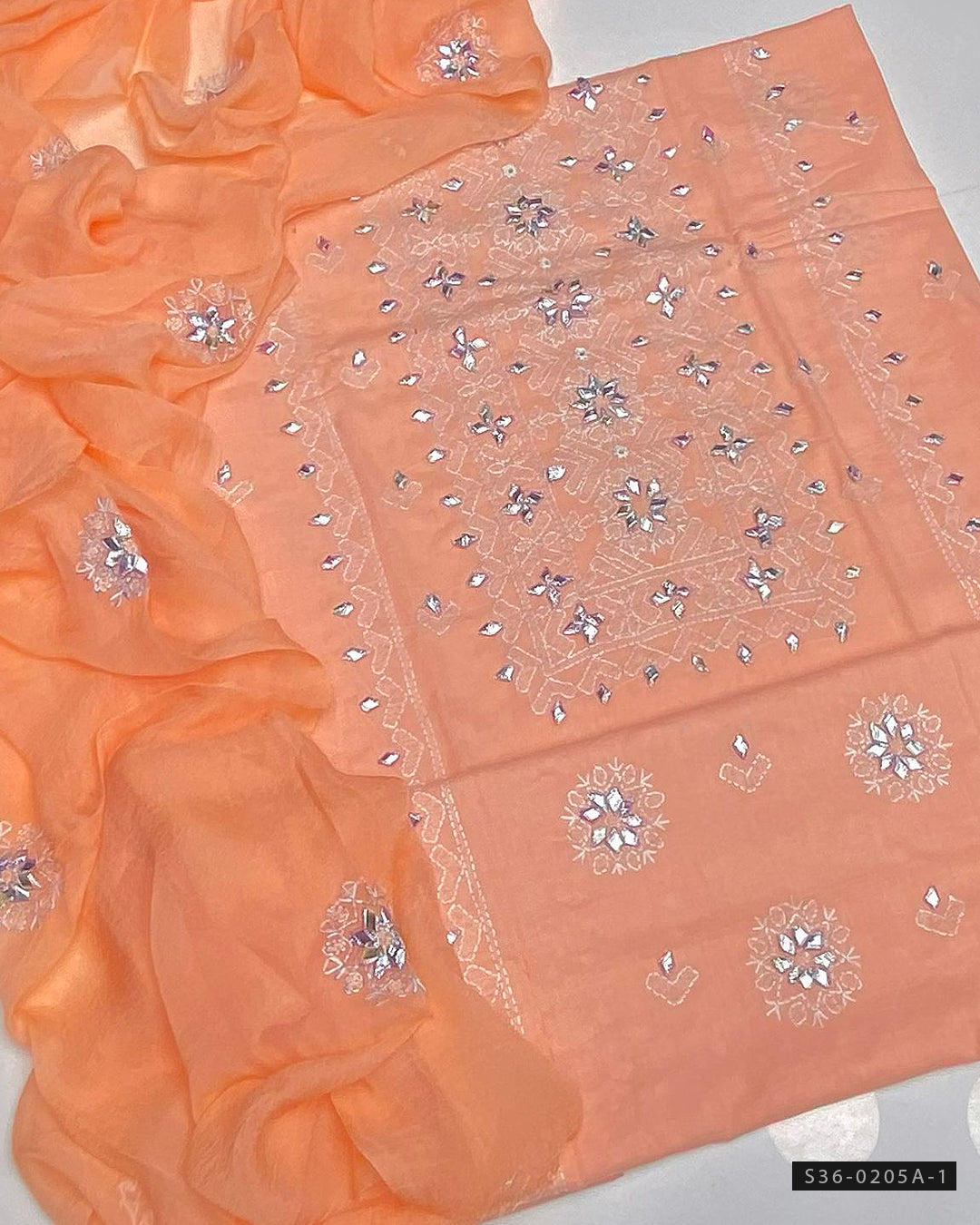 3-Piece Hand Embroidered Lawn Unstitched Dress Collection