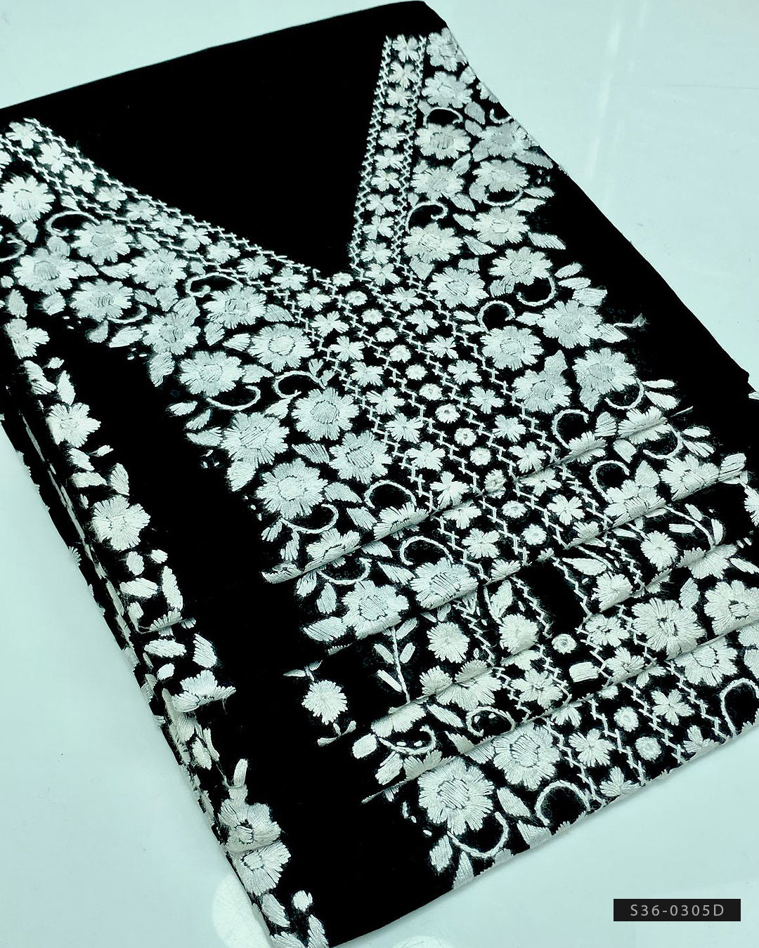 Unstitched Shirts with Pakka Work Embroidery