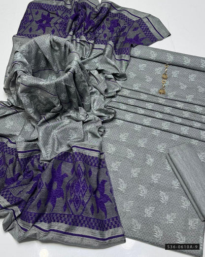 3 PC Unstitched Acrylic Dress Collection
