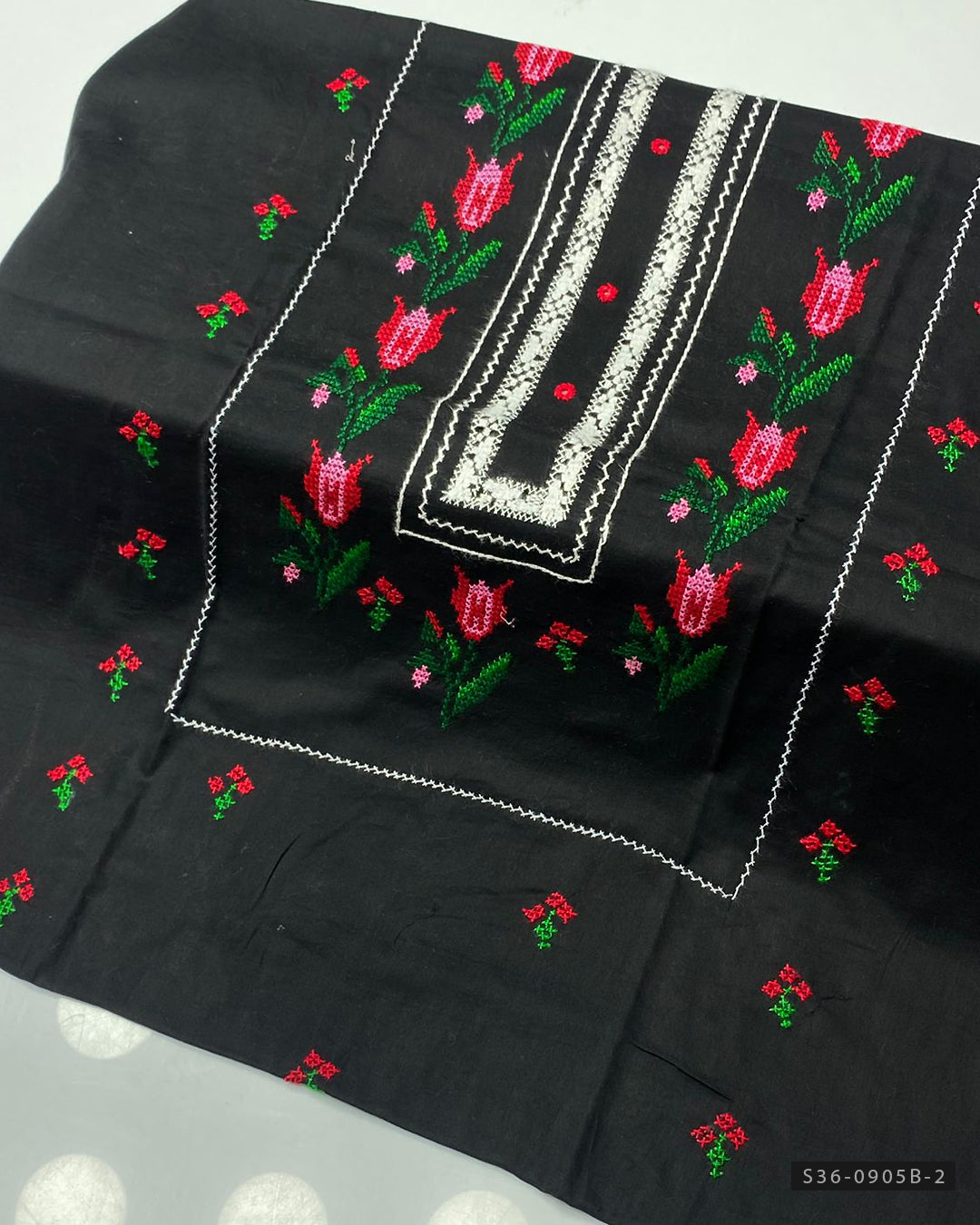 Hand Embroidered Lawn Shirt – S36-0905B