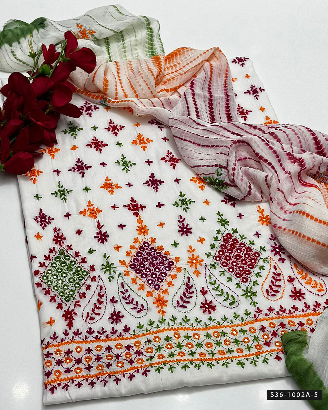 3 PC Hand Embroidered Lawn Collection